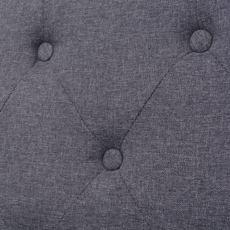 2-dijelna garnitura od tkanine siva