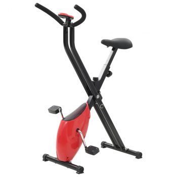 Bicikl za vježbanje X-Bike s remenom za otpor crveni
