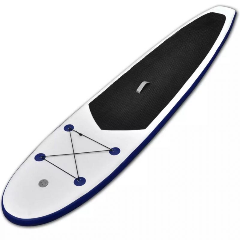 Daska za veslanje stojeći set ploča na napuhavanje plavo-bijela