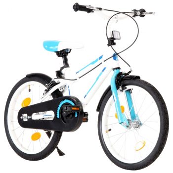 Dječji bicikl 18 inča plavo-bijeli