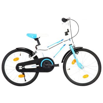 Dječji bicikl 18 inča plavo-bijeli