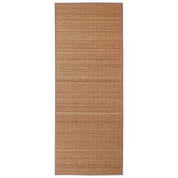 Pravokutni Smeđi Tepih od Bambusa 120 x 180 cm