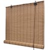 Rolo zavjesa od bambusa smeđa boja 140 x 160 cm
