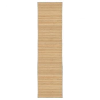 Tepih od bambusa 80 x 300 cm prirodna boja