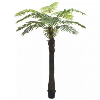 Umjetno palmino drvo s lončanicom 310 cm zeleno