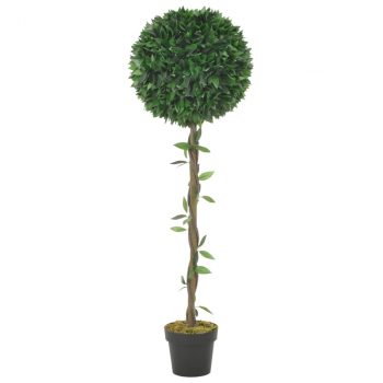 Umjetno stablo lovora s posudom zeleno 130 cm
