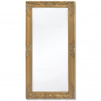 Zidno Ogledalo Barokni stil 100x50 cm Zlatna boja