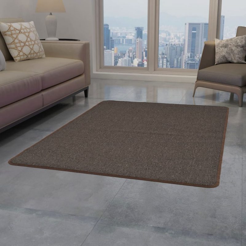 Čupavi tepih 120x180 cm smeđi