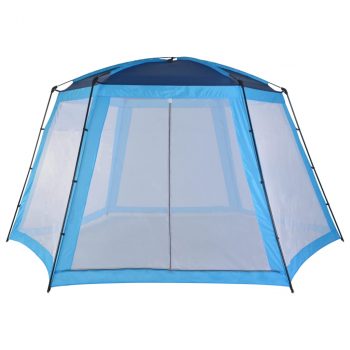Šator za bazen od tkanine 500 x 433 x 250 cm plavi