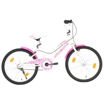 Dječji bicikl 20 inča ružičasto-bijeli