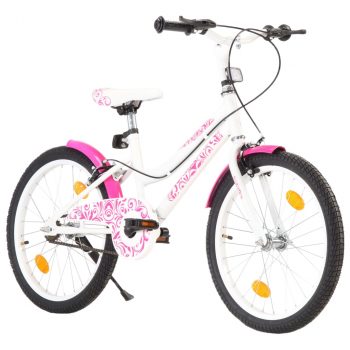 Dječji bicikl 20 inča ružičasto-bijeli