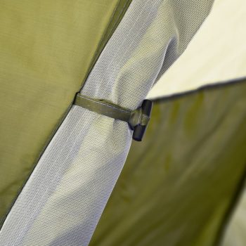 Prigodni šator za kampiranje za 2-3 osobe 240x210x140 cm zeleni