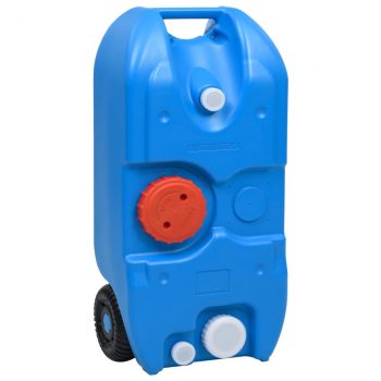 Spremnik za vodu na kotačima za kampiranje 40 L plavi