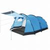 Tunelski šator za kampiranje za 4 osobe plavi