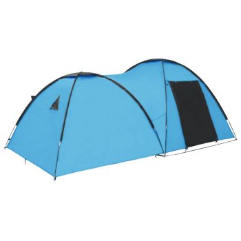 Šator za kampiranje 450 x 240 x 190 cm za 4 osobe plavi