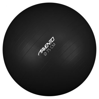 Avento lopta za vježbanje/teretanu promjer 75 cm crna