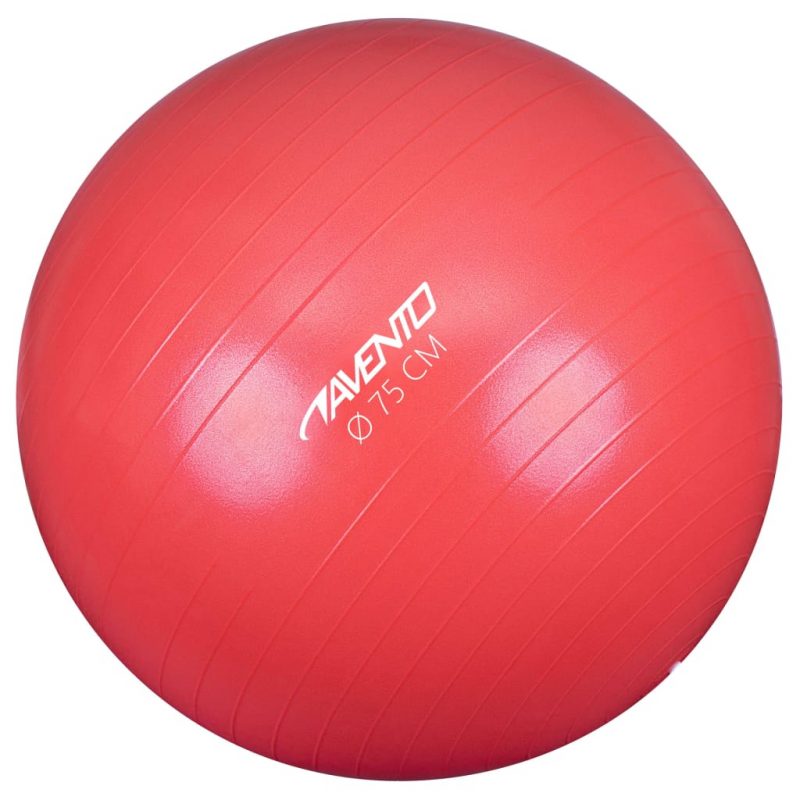 Avento lopta za vježbanje/teretanu promjer 75 cm ružičasta