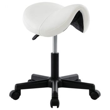 Radni stolac od umjetne kože bijeli