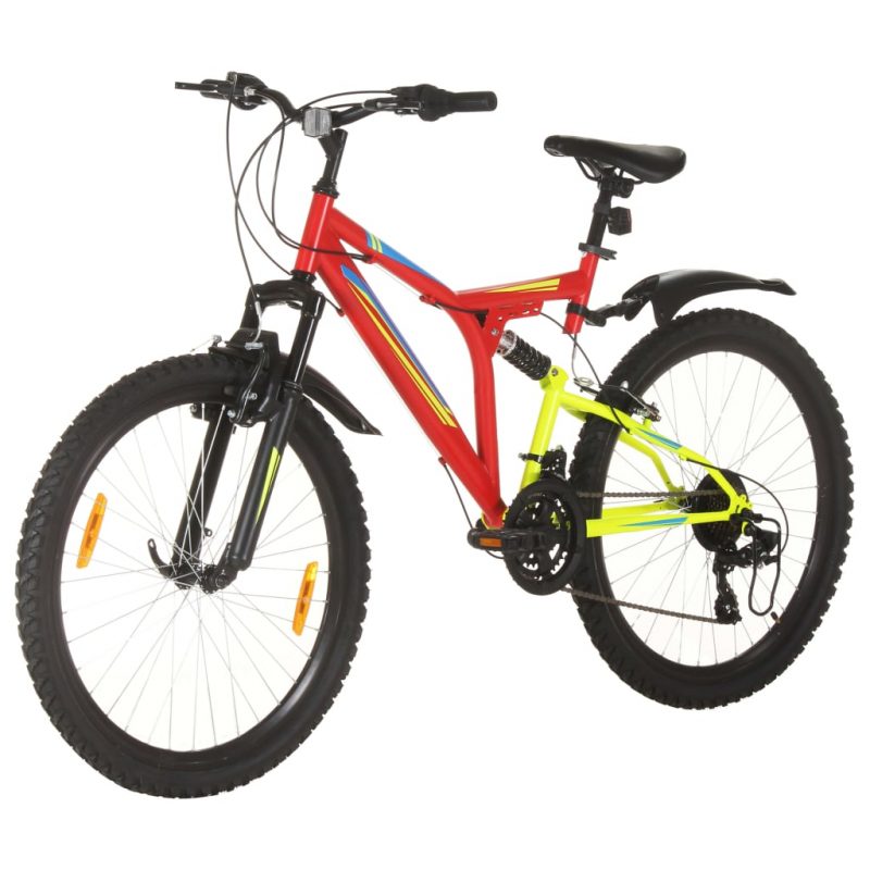 Brdski bicikl 21 brzina kotači od 26 " okvir od 49 cm crveni