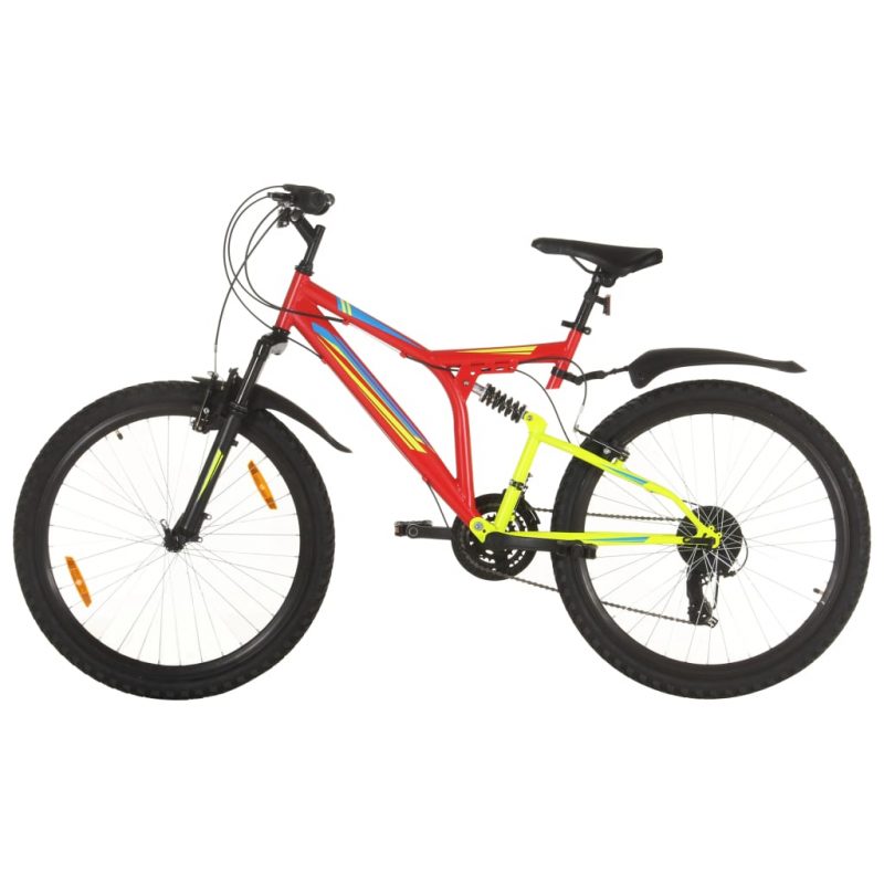Brdski bicikl 21 brzina kotači od 26 " okvir od 49 cm crveni