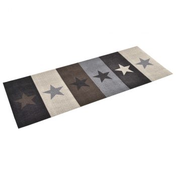 Kuhinjski tepih s uzorkom zvijezda perivi 60 x 180 cm