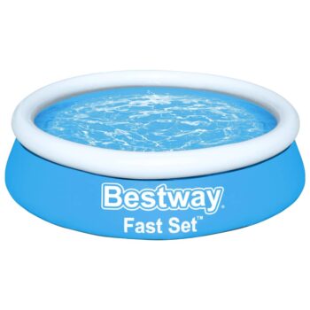 Bestway bazen na napuhavanje Fast Set okrugli 183 x 51 cm plavi