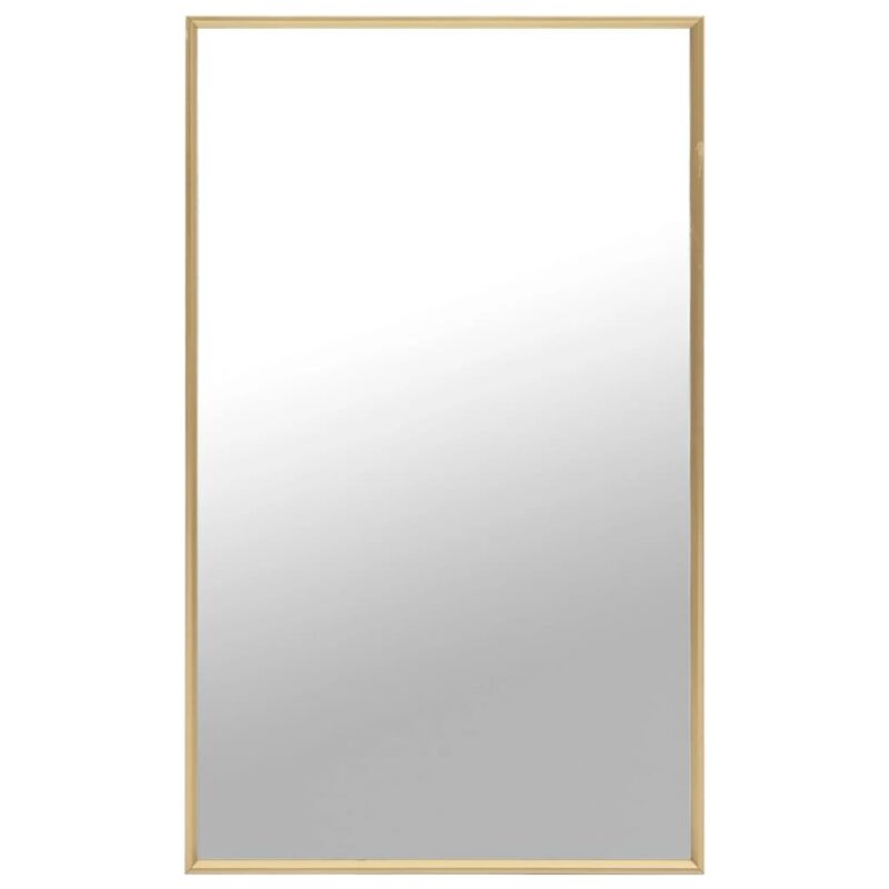 Ogledalo zlatno 100 x 60 cm