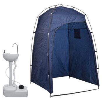 Prijenosni stalak s umivaonikom za kampiranje sa šatorom 20 L