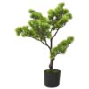 Umjetni bonsai bor s posudom 60 cm zeleni