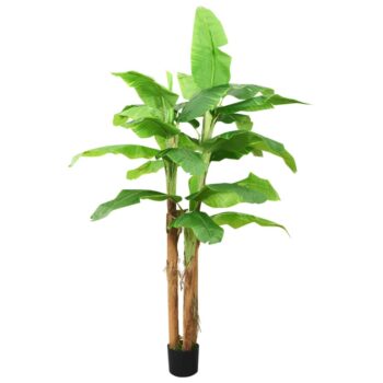 Umjetno drvo banane s posudom 285 cm zeleno