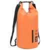 Suha torba s patentnim zatvaračem narančasta 30 L PVC