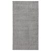 Tepih s kratkim vlaknima 80 x 150 cm sivi