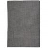 Vanjski tepih ravnog tkanja 140 x 200 cm sivi