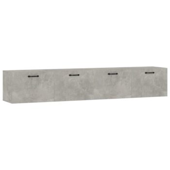 Zidni ormarići 2 kom boja siva betona 100x36