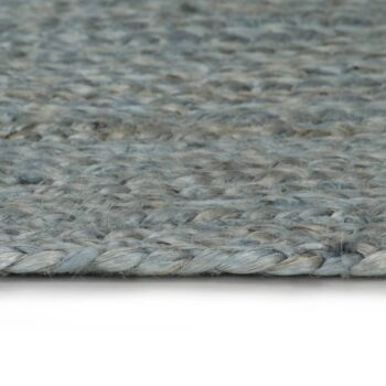 Ručno rađeni tepih od jute okrugli 240 cm maslinastozeleni