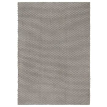 Tepih pravokutni sivi 200x300 cm pamučni
