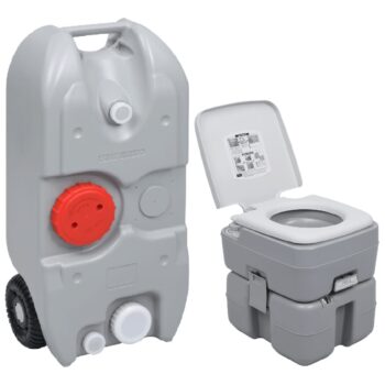 Prijenosni set toaleta za kampiranje i spremnika za vodu