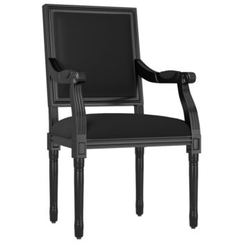 Fotelja crna 54 x 59 x 99 cm baršunasta