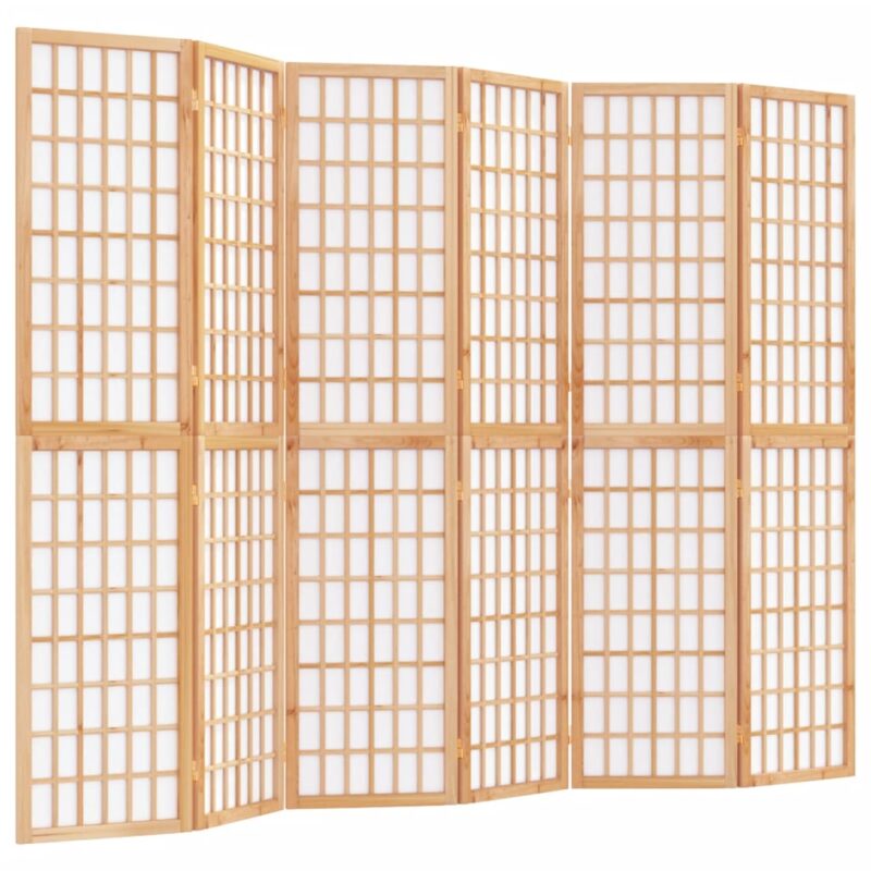 Sklopiva sobna pregrada 6 panela japanski stil 240x170 cm