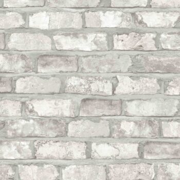 DUTCH WALLCOVERINGS zidna tapeta s uzorkom cigli bijela EW3104