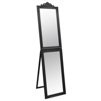 Samostojeće ogledalo crno 50x200 cm