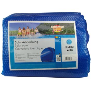 Summer Fun solarni pokrivač za ljetni bazen okrugli 500 cm PE plavi