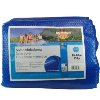 Summer Fun solarni pokrivač za ljetni bazen okrugli 600 cm PE plavi