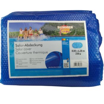 Summer Fun solarni pokrivač za ljetni bazen ovalni 800 x 420 cm PE plavi