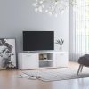 TV ormarić bijeli 120 x 34 x 37 cm od iverice