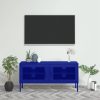 TV ormarić modri 105 x 35 x 50 cm čelični