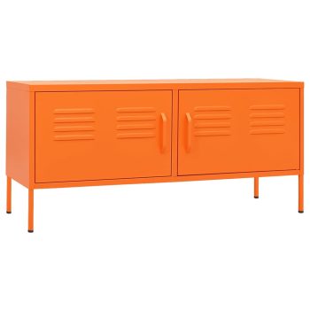 TV ormarić narančasti 105 x 35 x 50 cm čelični