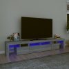 TV ormarić s LED svjetlima boja hrasta sonome 230x36