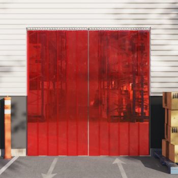 Zavjesa za vrata crvena 300 mm x 2