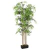 Umjetno stablo bambusa 1095 listova 150 cm zeleno